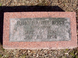 John Daniel Rust grave
